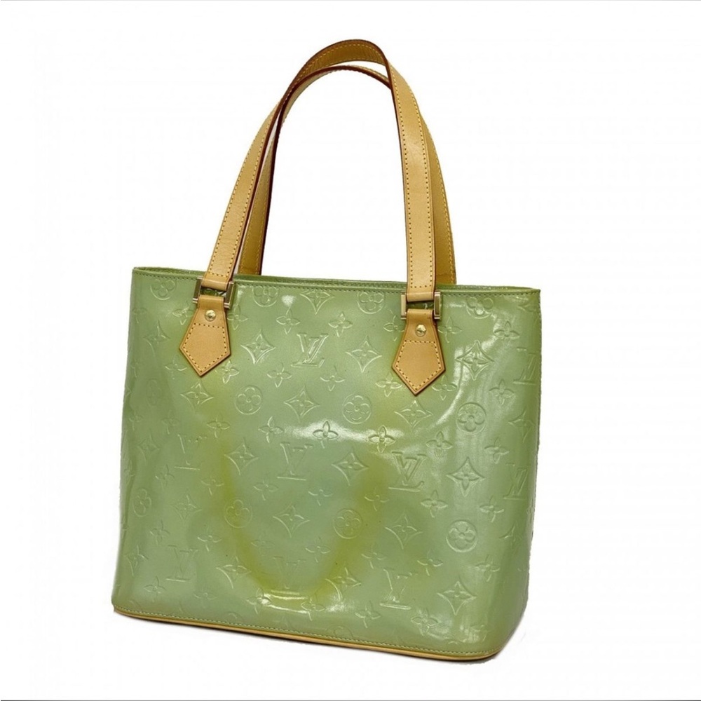 Louis Vuitton Green Vernis Houston M91005 Tote